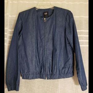 GAP Jean Bomber Jacket